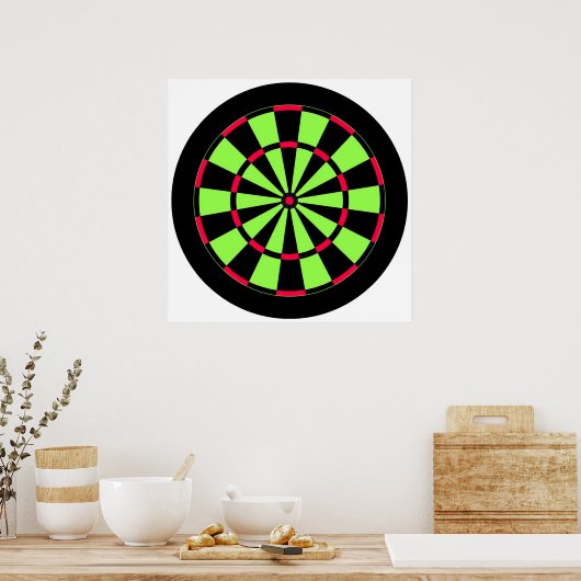 Dartboard Poster (Keuken)