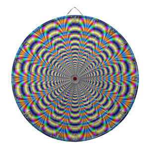 Dartboard Psychedelic Ringed Pulse Dartbord