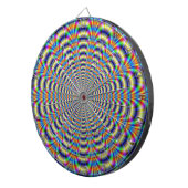 Dartboard Psychedelic Ringed Pulse Dartbord (Voorkant Rechts)