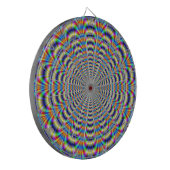 Dartboard Psychedelic Ringed Pulse Dartbord (Voorkant Links)
