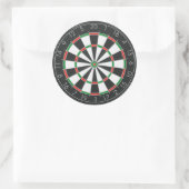 Dartboard Ronde Sticker (Tas)