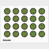 Dartboard Ronde Sticker (Vel)