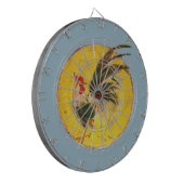 Dartboard - Rooster en Sun Dartbord (Voorkant Links)