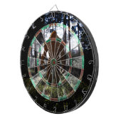 DARTBOARD - SASQUATCH IN BOSSEN DARTBORD (Voorkant Rechts)