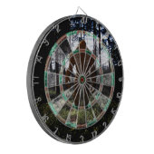 DARTBOARD - SASQUATCH IN BOSSEN DARTBORD (Voorkant Links)