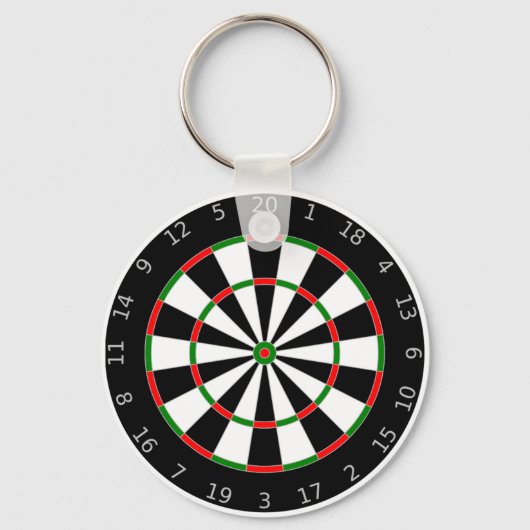 Dartboard-Sleutelhanger Sleutelhanger (Voorkant)