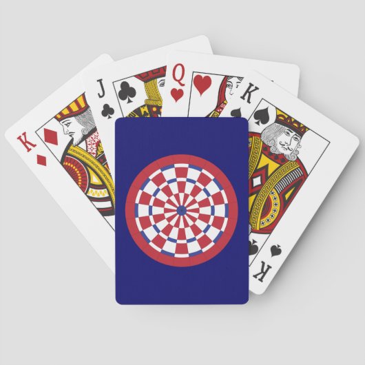 Dartboard Speelkaarten (Achterkant)