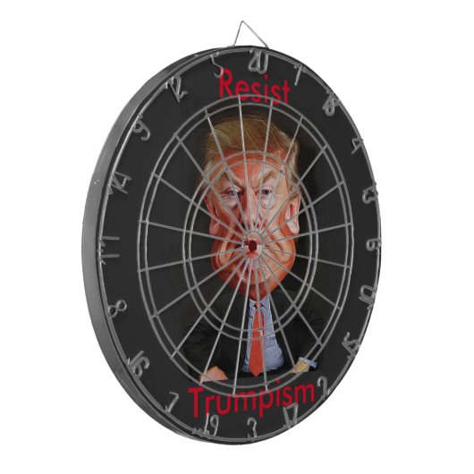 dartboard van officiële weerstand tegen trompetsis dartbord (Voorkant Links)