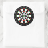 Dartboard Vierkante Sticker (Tas)