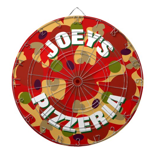 Dartboard voor aangepast design voor papperoni piz dartbord (Voorkant)
