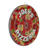 Dartboard voor aangepast design voor papperoni piz dartbord (Voorkant Links)