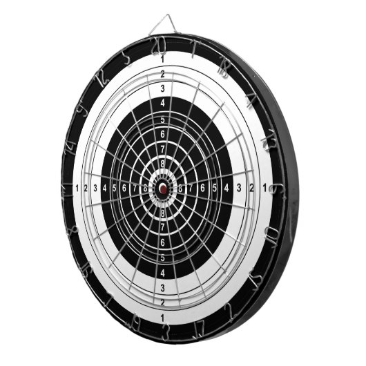dartboard voor boogdoelgroep dartbord (Voorkant Rechts)