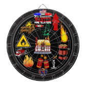 Dartboard voor brandbestrijding dartbord (Voorkant)