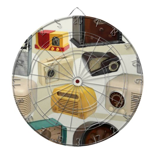  Dartboard voor metalen radios Dartbord (Voorkant)