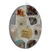  Dartboard voor metalen radios Dartbord (Voorkant Links)