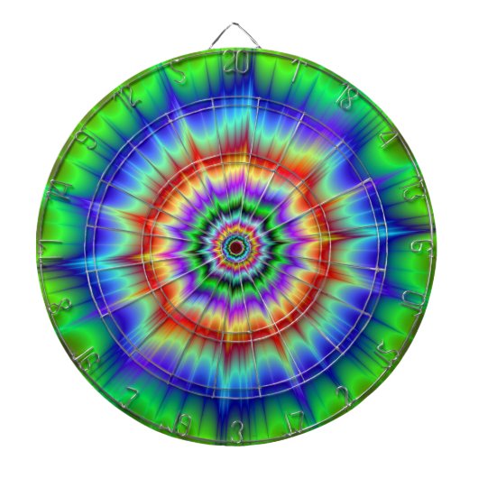 Dartboard voor regenboogexplosie dartbord (Voorkant)