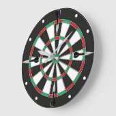 Dartboard Wall Clock Grote Klok (Hoek)