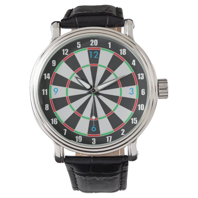 Dartboard Watch Horloge (Voorkant)