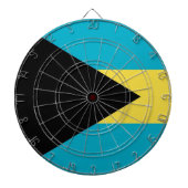 Dartboard with Flag of Bahamas Dartbord (Voorkant)