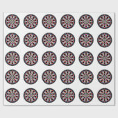 Dartboard wrapping papier (Vlak)