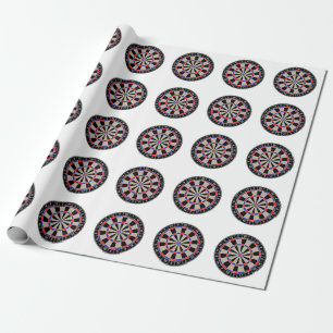 Dartboard wrapping papier