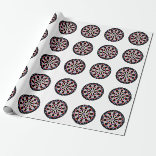 Dartboard wrapping papier (Uitgerold)