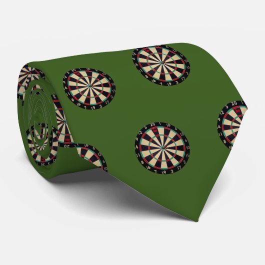 Dartboards op Green, Stropdas (Opgerold)