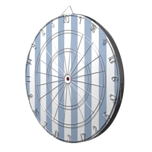 Dartbord Blauw & Wit Stripe (Voorkant Rechts)