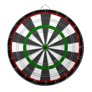 Dartbord/Groen en Zwart Dartbord