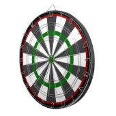 Dartbord/Groen en Zwart Dartbord (Voorkant Rechts)
