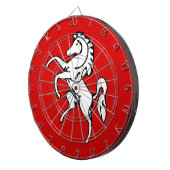 Dartbord met vlag van Kent, Engeland (Voorkant Rechts)