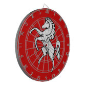 Dartbord met vlag van Kent, Engeland (Voorkant Links)