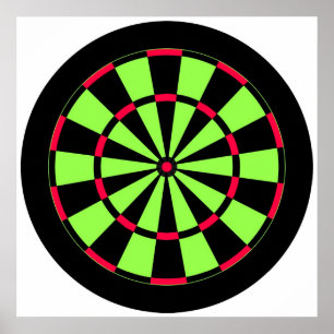 Dartbord Poster
