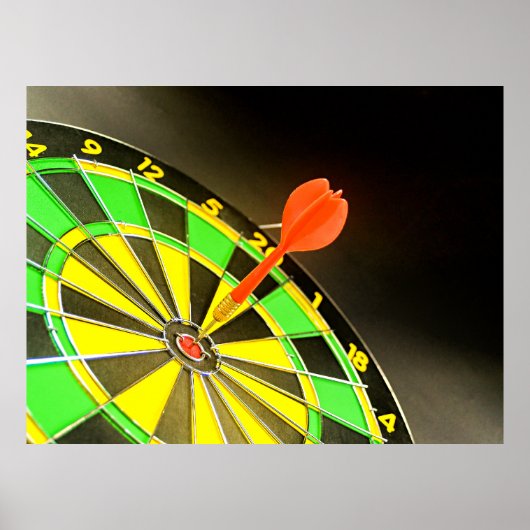 Dartbord Poster (Voorkant)