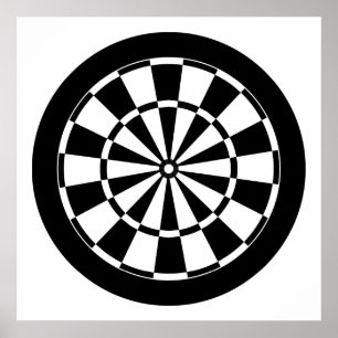 Dartbord Poster