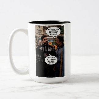 Darth Mamdani Tweekleurige Koffiemok