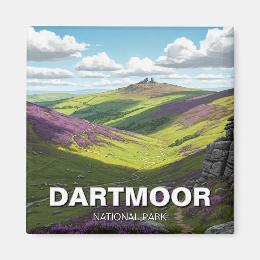 Dartmoor National Park Reizen Magneet (Voorkant)