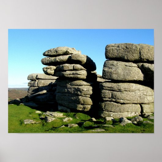 Dartmoor-torstenen Poster (Voorkant)