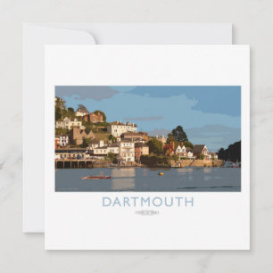 Dartmouth Railway Poster Feestdagenkaart
