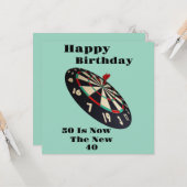 Darts : 50 Est Maintenant La Nouvelle 40, Carte d' (Devant/Arrière en situation)