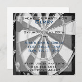 Darts Bachelor Party Invitation Kaarten (Voorkant / Achterkant)