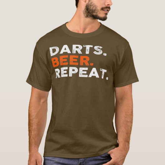 DARTS BIÈRE RÉPÉTER TSHIRT (Devant)
