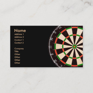 Darts Board Visitekaartjes (verpakking)