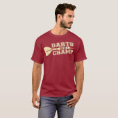 Darts Champ Retro Darts TShirt (Devant entier)