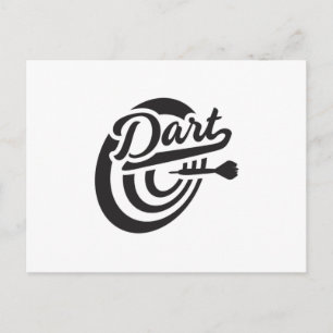 Darts Dart 180 Dartboard Bullseye Pijl Gift Idee Briefkaart