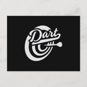 Darts Dart 180 Dartboard Bullseye Pijl Grappig cad Briefkaart