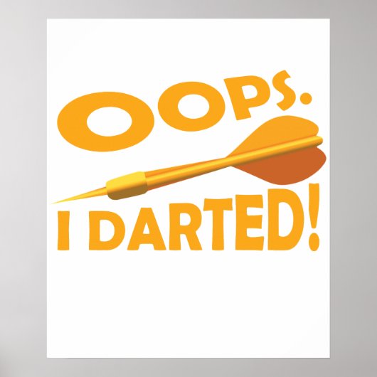 Darts Dart Poster (Voorkant)