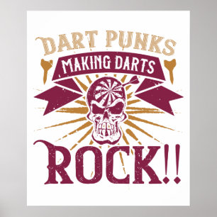 Darts - Dart Punks die Darts Rocken! Poster