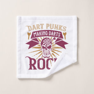 Darts - Dart Punks maakt Darts Rock! Washandje