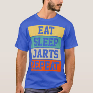 Darts Dart Speler Retro Grappig Gift Premium T-shirt